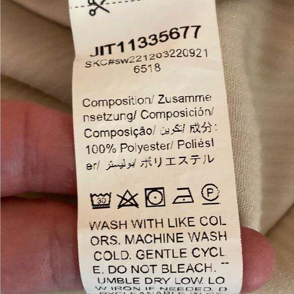 Shein Corduroy Halter Style Mini Dress Belted Button Down Womens Size Small - Picture 5 of 6